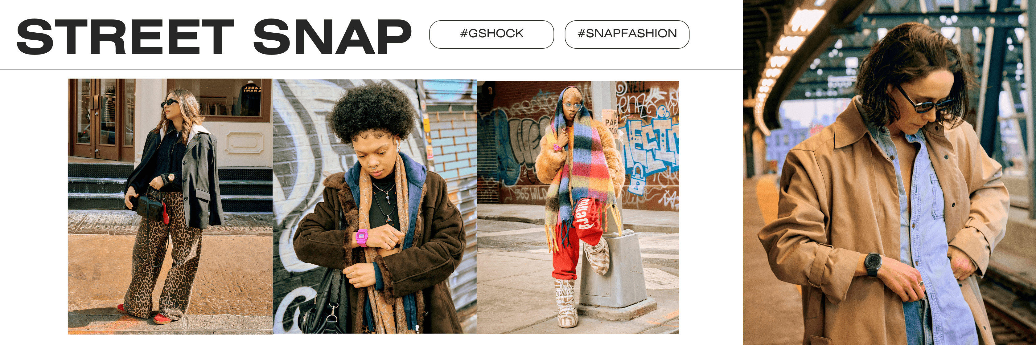 G-SHOCK Women SNAP Shooting @NYC Banner